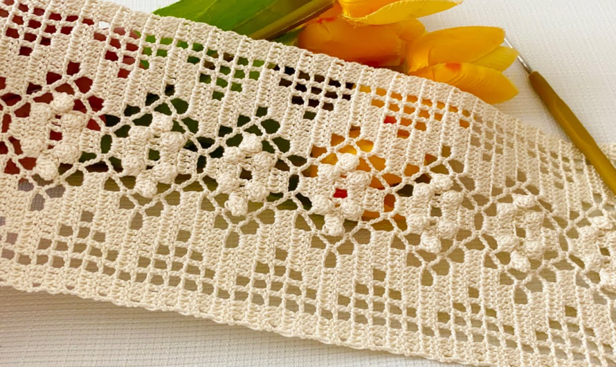 🧶New Design Multipurpose Lace Tutorial (For Beginners)🌸💖