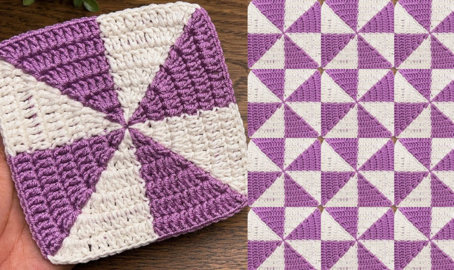 😘How to Granny Square Tutorial Step-by-Step Crochet for Beginners💖😍