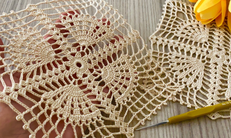 🌸How to Crochet Square Motif Tutorial😘💕😍