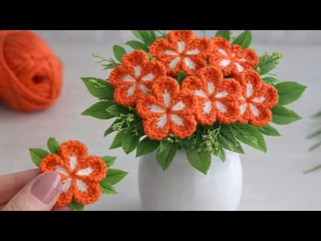 crochet flower 🌼| crochet flower for beginners🌺🌻