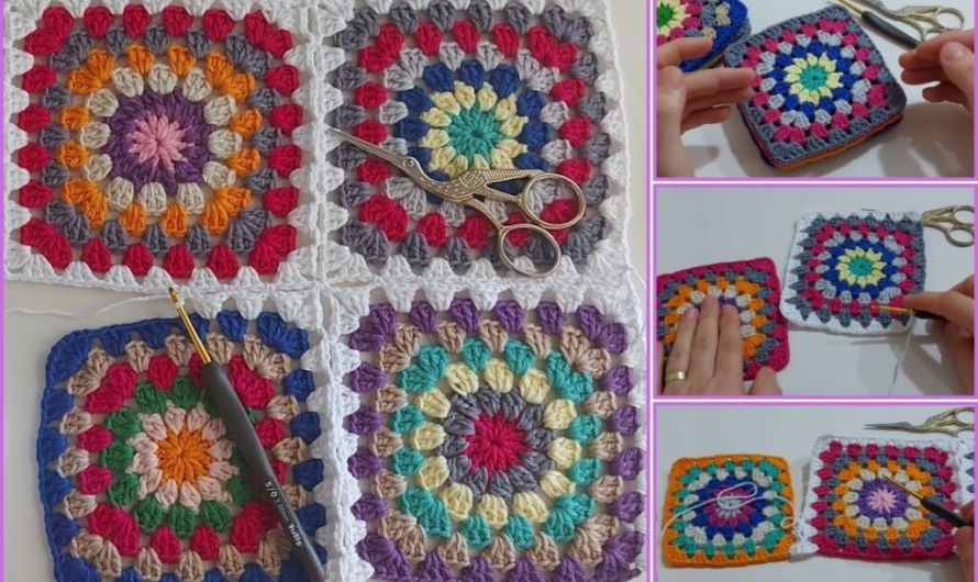 How to Crochet a Simple Double Crochet Baby Blanket for Beginners 🧶🧶🍀🍀🍀