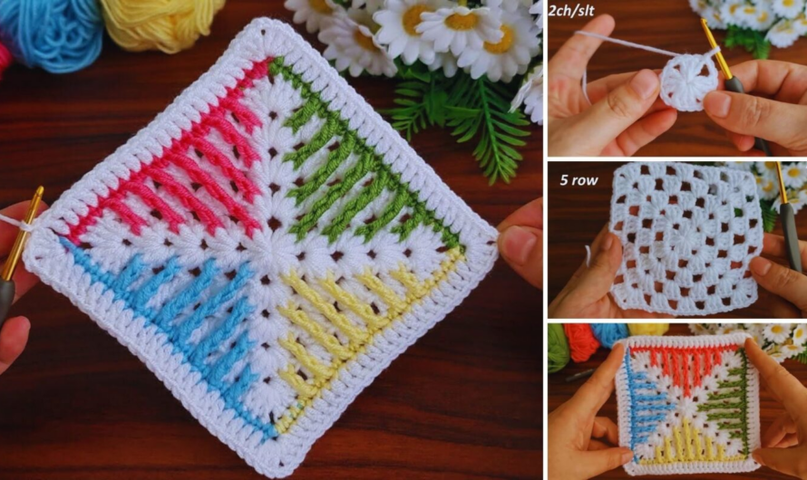 🧶 How to Make an Eye-Catching Crochet Baby Blanket