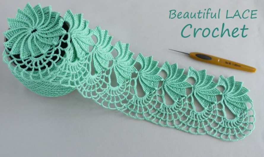 💖💕Crochet Flower Ribbon to Use in Many Projects + Video Tutorial