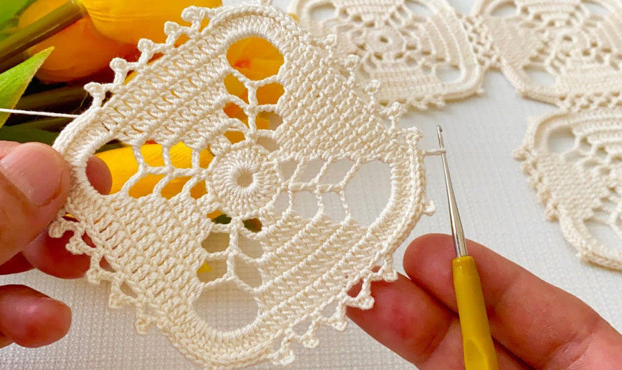 🌟Amazing Crochet Motif Pattern Multipurpose Runner, Blouse How-To Tutorial for Beginners😍💕