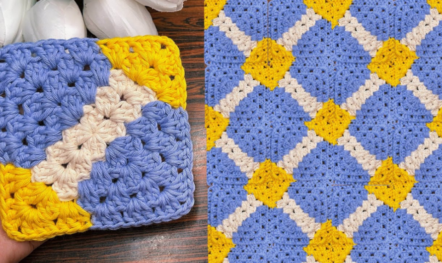 💖Granny Square – Classic Crochet with a Modern Twist🌸🌺