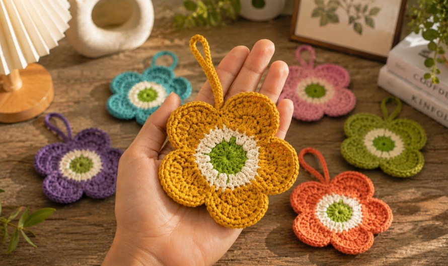 🌼🌸Crochet Flower AirPods Pouch Tutorial 🌼