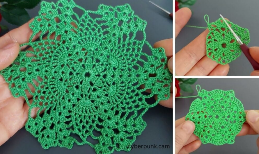 How to Beautiful green flower earrings✨💖🌸🌺🧶