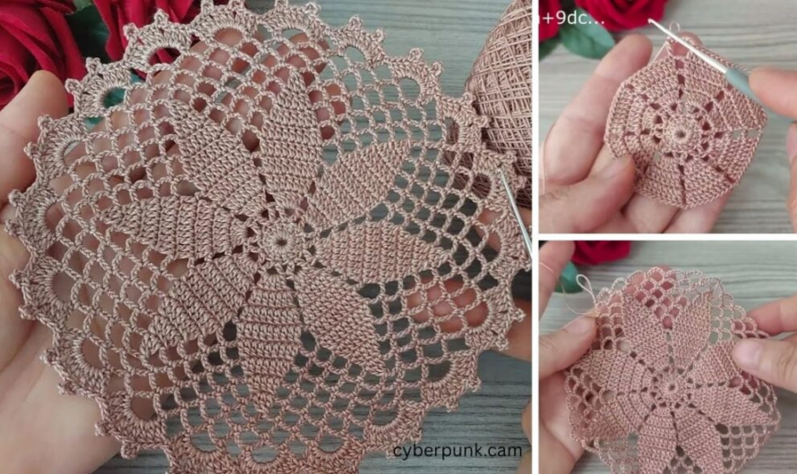 Crochet Flower Pattern 🌸 Step-by-Step Tutorial for Beginners🧶✨💖🌺🌸