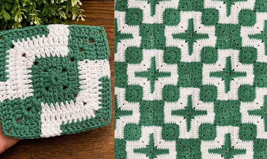 😍💖Beautiful and Different Crochet Square Pattern🤩