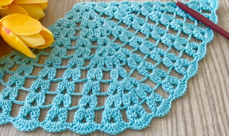 😘💕How to Crochet Triangle Shawl, Bolero