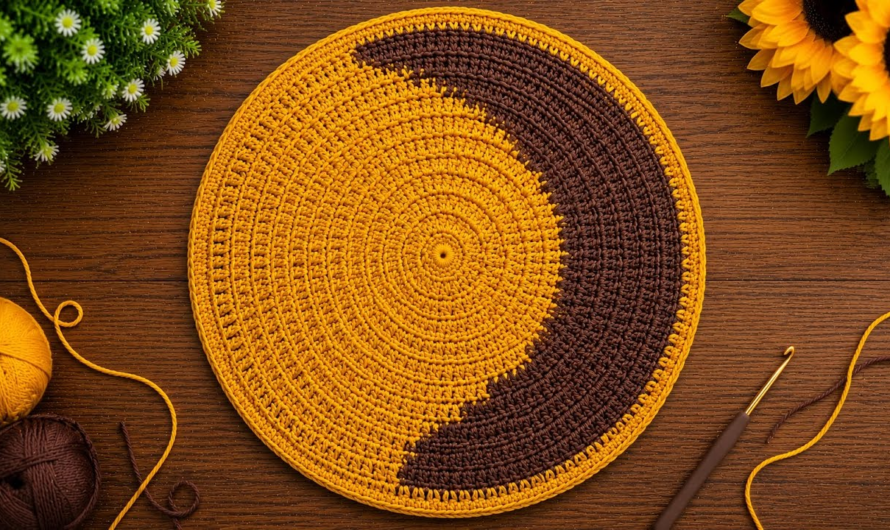 ☀☀Sun-Inspired Crochet Doily Tutorial✨